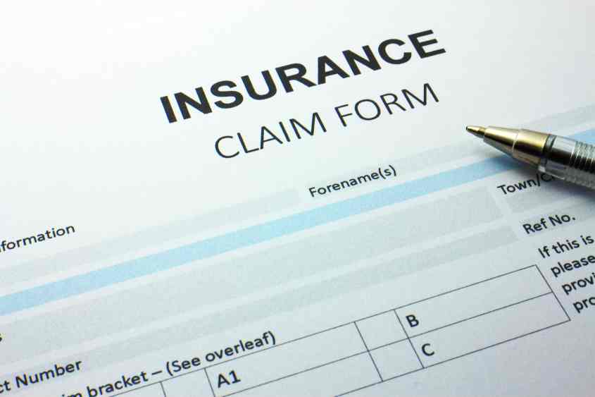 Insurance claim form